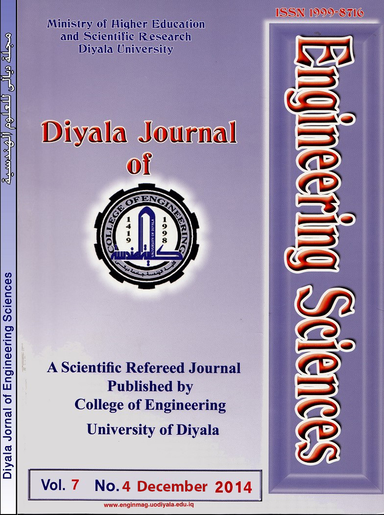 					View Diyala Journal of Engineering Sciences vol.7, No.4, December 2014
				