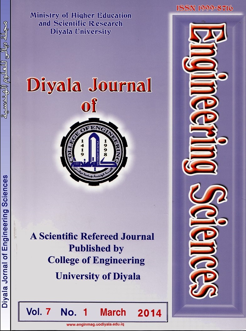 					View Diyala Journal of Engineering Sciences vol.7, No.1,March 2014
				