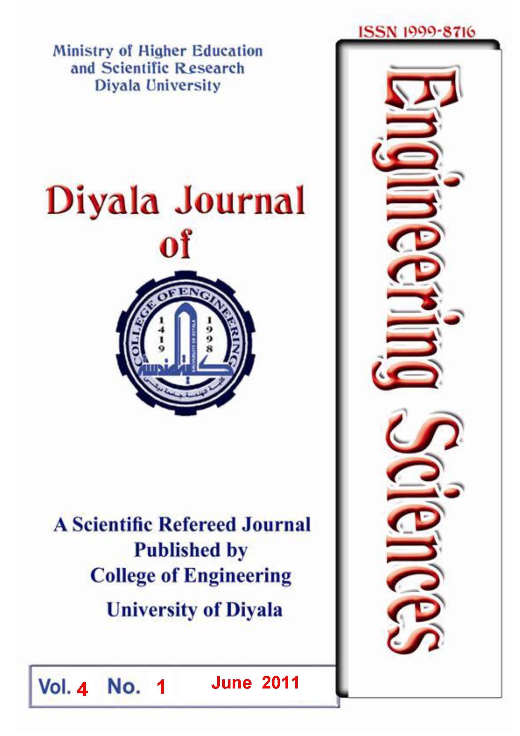 					View Diyala Journal of Engineering Sciences vol.4, No.1, June 2011
				