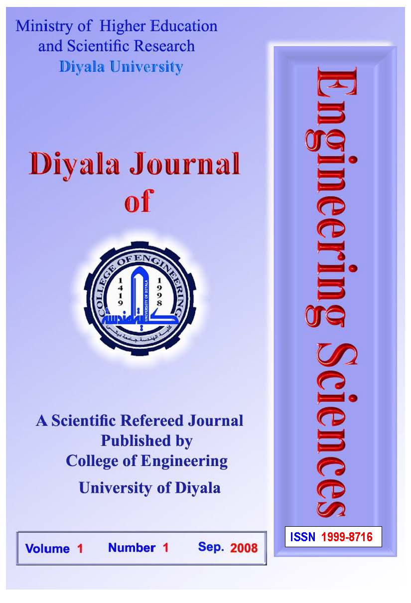 					View Diyala Journal of Engineering SciencesVol.1, No.1, September 2008
				